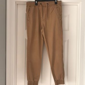 Hollister Khaki jogger pants